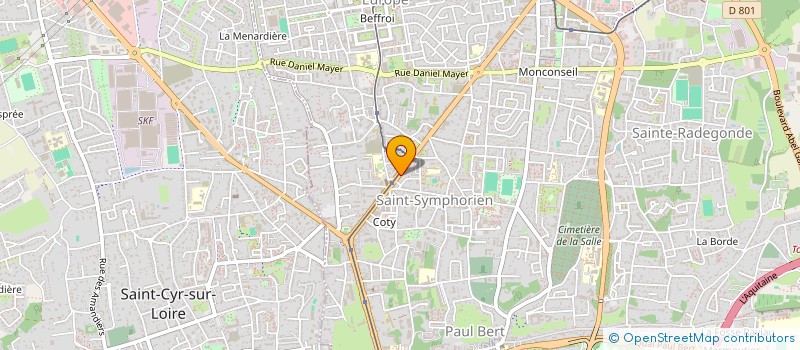 localisation de l'entreprise HIBISCUS  TOURS