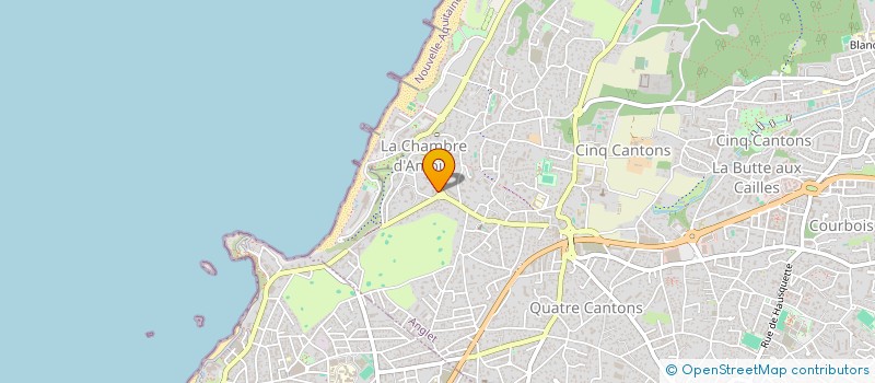 localisation de l'entreprise HIBISCUS à ANGLET