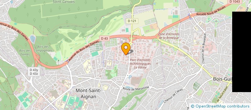 localisation de l'entreprise HIBISCUS 7  MONT-SAINT-AIGNAN