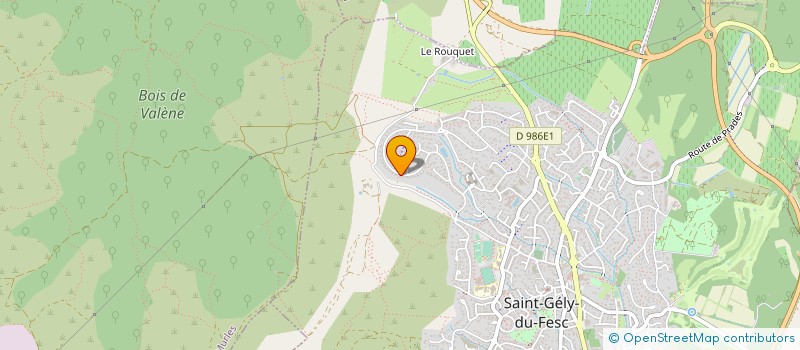 localisation de l'entreprise HIBISCUS  SAINT-GELY-DU-FESC