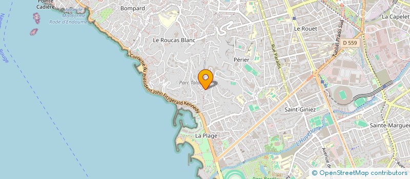 localisation de l'entreprise HIBISCUS à MARSEILLE