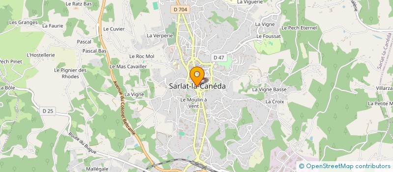 localisation de l'entreprise HIBISCUS à SARLAT-LA-CANEDA