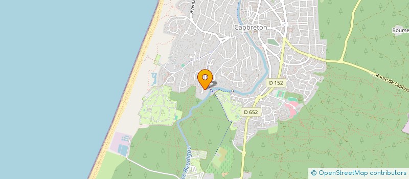 localisation de l'entreprise HIBISCUS à CAPBRETON
