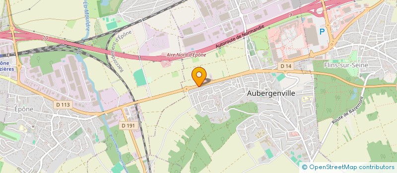 localisation de l'entreprise HIBISCUS  AUBERGENVILLE