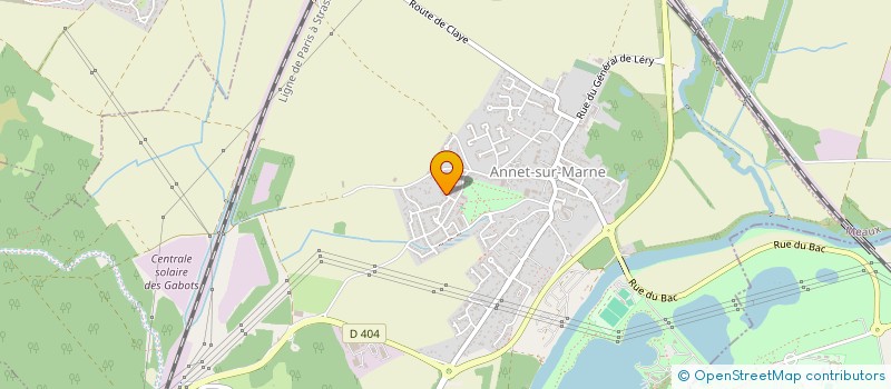 localisation de l'entreprise HIBISCUS  ANNET-SUR-MARNE