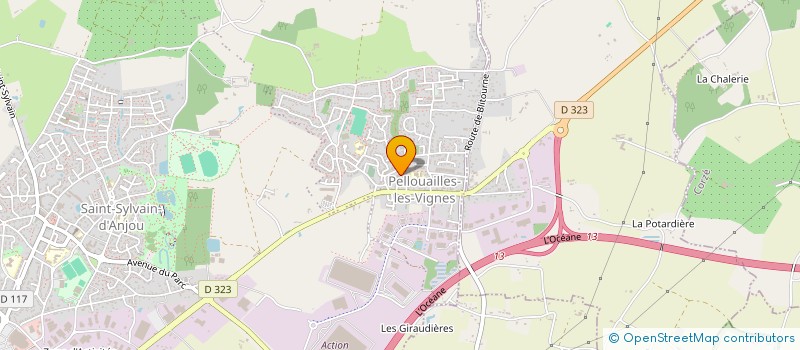 localisation de l'entreprise HIBISCUS  VERRIERES-EN-ANJOU