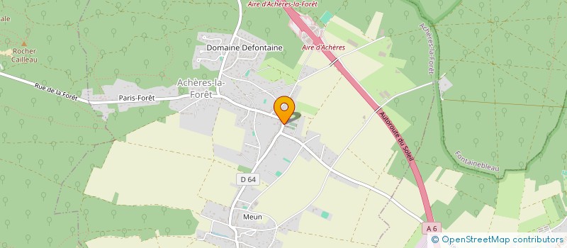 localisation de l'entreprise HIBISCUS  ACHERES-LA-FORET