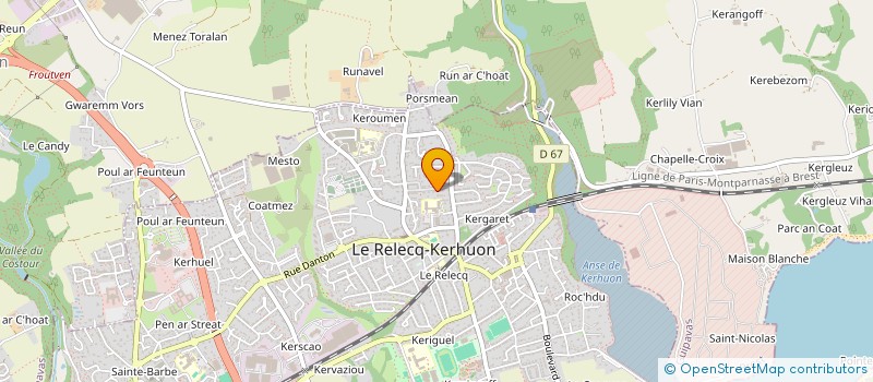 localisation de l'entreprise HIBISCUS CONSEILS, STRATEGIE ET SERVICES  LE RELECQ-KERHUON