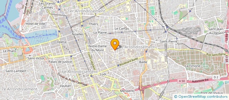 localisation de l'entreprise HIBISCUS DIFFUSION à MARSEILLE