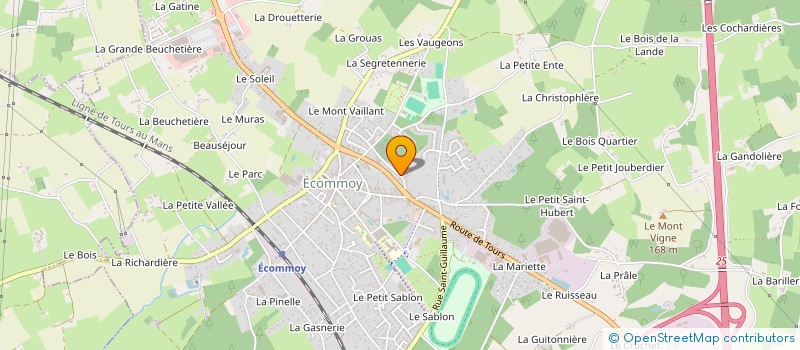 localisation de l'entreprise HIBISCUS IMMO  ECOMMOY