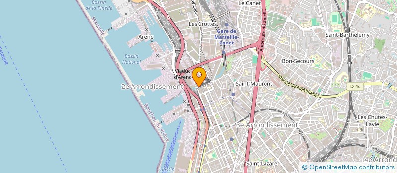 localisation de l'entreprise HIBISCUS LNG SHIPPING à MARSEILLE