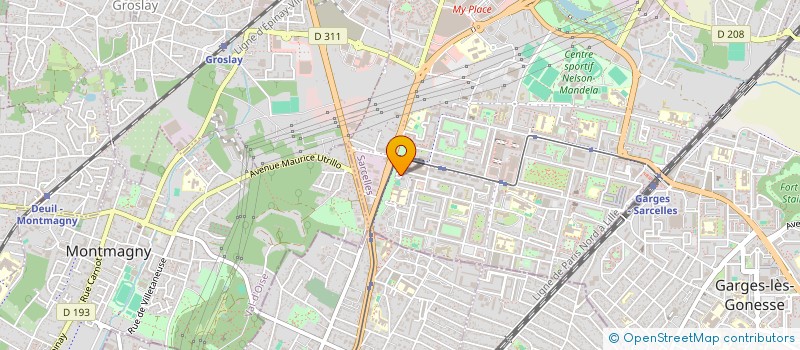 localisation de l'entreprise HIBISCUS NEW GENERATION S  SARCELLES