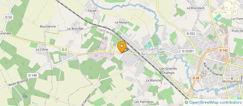 localisation de l'entreprise HIBLE  SAINT-GERMAIN-DE-LUSIGNAN