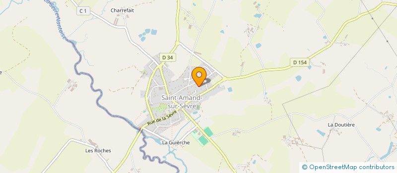 localisation de l'entreprise HIBLOT COUVERTURE à SAINT-AMAND-SUR-SEVRE