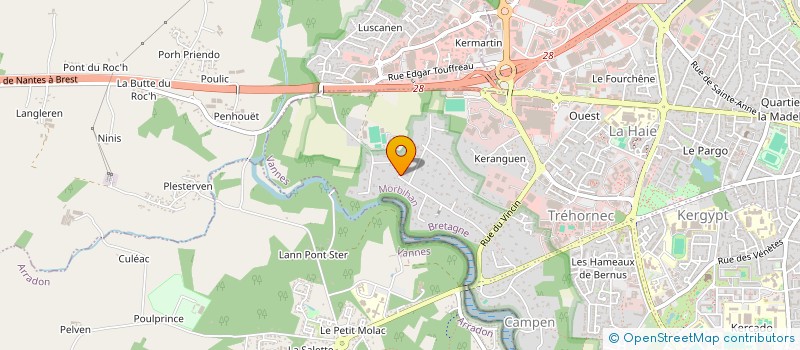 localisation de l'entreprise HIBLOT INVEST à VANNES