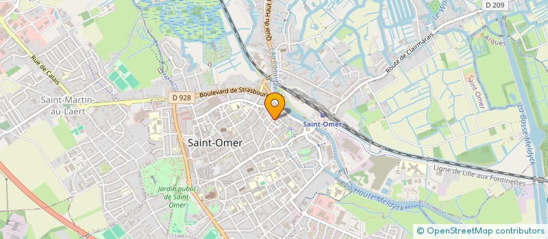 localisation de l'entreprise HIBO  SAINT-OMER