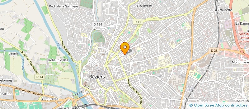 localisation de l'entreprise HIBOO PROD' à BEZIERS