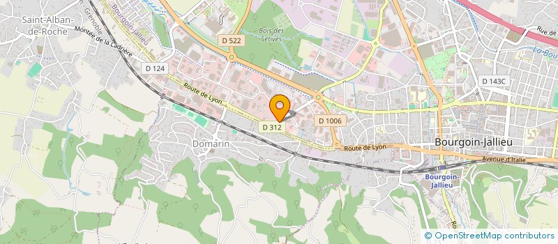 localisation de l'entreprise HIBOO TWO à BOURGOIN-JALLIEU