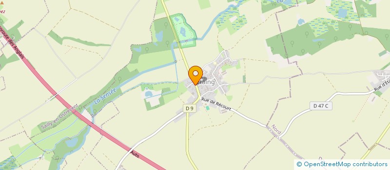 localisation de l'entreprise HIBOU  ETAING