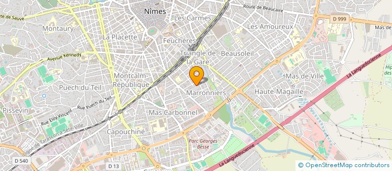 localisation de l'entreprise HIBOU  NIMES