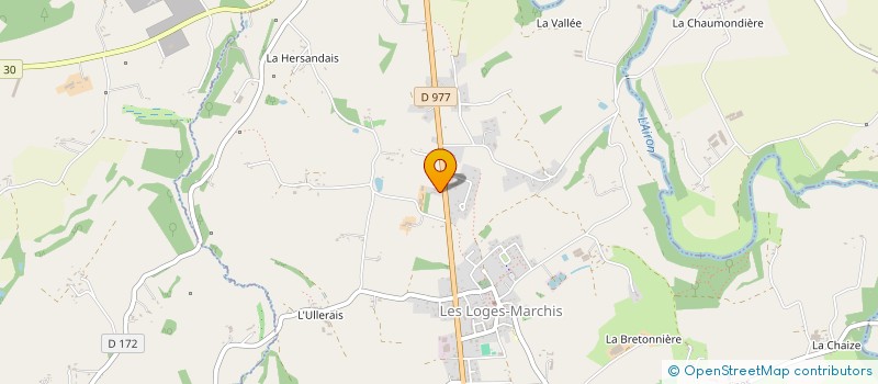 localisation de l'entreprise HIBOU LAND  LES LOGES-MARCHIS