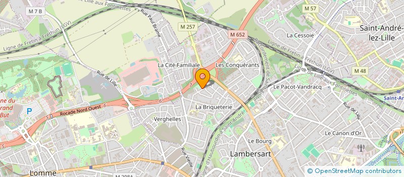localisation de l'entreprise HIBOU ROUGE à LAMBERSART