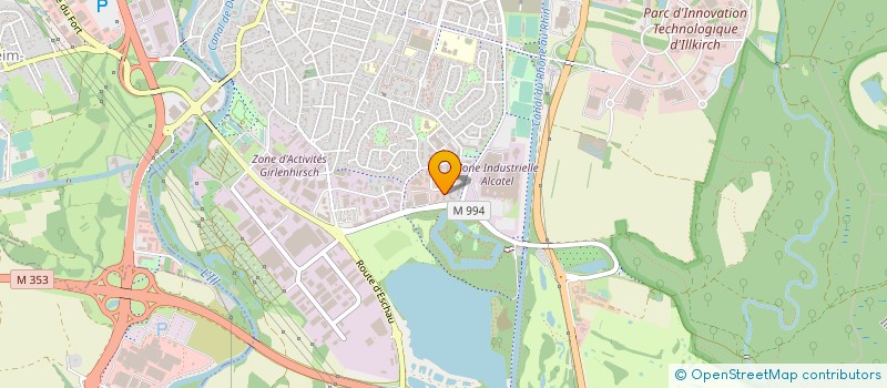 localisation de l'entreprise HIBOU' SOL  ILLKIRCH-GRAFFENSTADEN