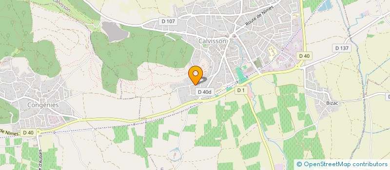 localisation de l'entreprise HIC  CALVISSON