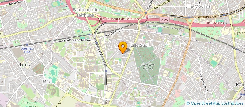 localisation de l'entreprise HIC à LILLE