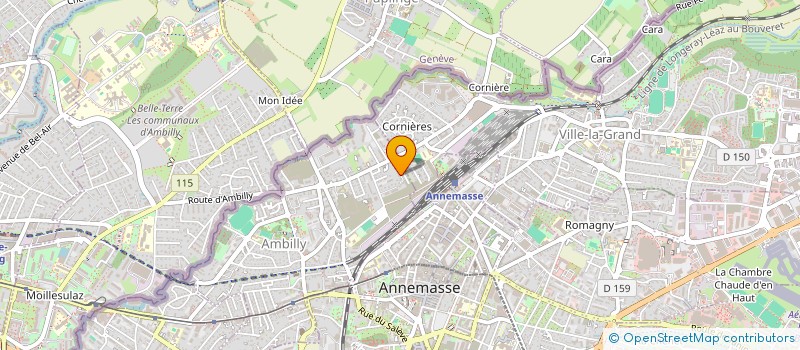 localisation de l'entreprise HIC ET NUNC  AMBILLY