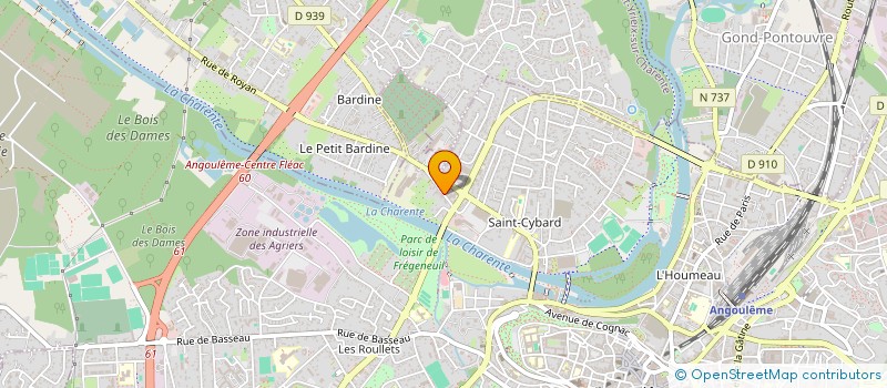 localisation de l'entreprise HIC ET NUNC à ANGOULEME