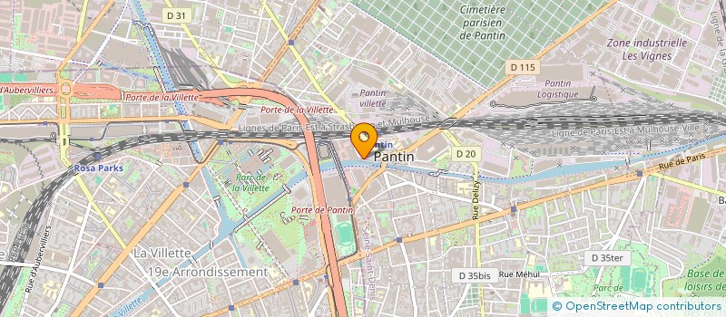 localisation de l'entreprise HIC ET NUNC CONSEIL  PANTIN