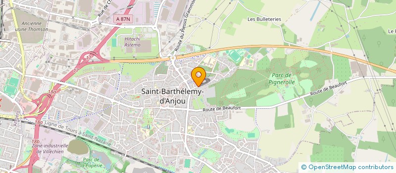 localisation de l'entreprise HICAMIA  SAINT-BARTHELEMY-D'ANJOU