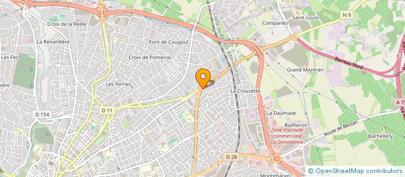localisation de l'entreprise HICHAM TAIBI SERVICES à BEZIERS