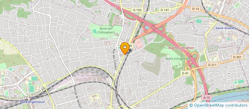 localisation de l'entreprise HICHEM S A R L  ARGENTEUIL