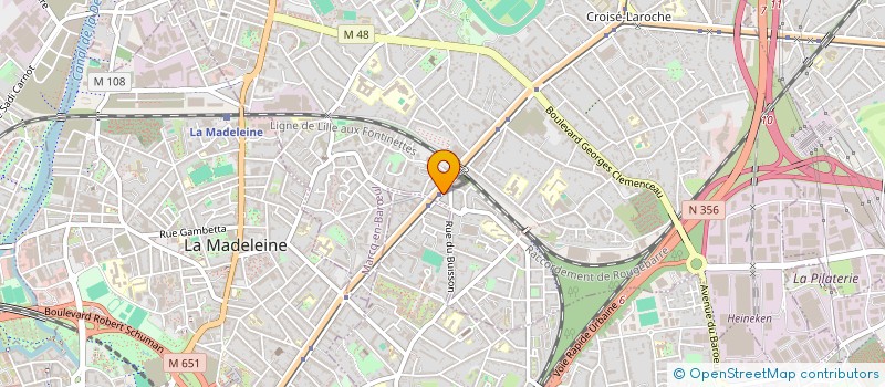 localisation de l'entreprise HICS à MARCQ-EN-BARŒUL