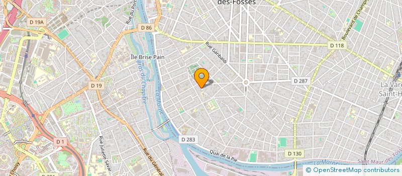 localisation de l'entreprise HIDAYA à SAINT-MAUR-DES-FOSSES