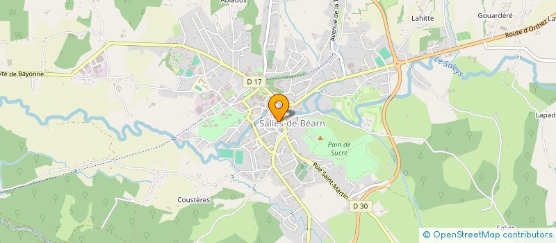 localisation de l'entreprise HIDDEN CAVEAU  SALIES-DE-BEARN