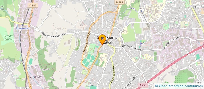 localisation de l'entreprise HIDDO à SAINT-GENIS-LAVAL