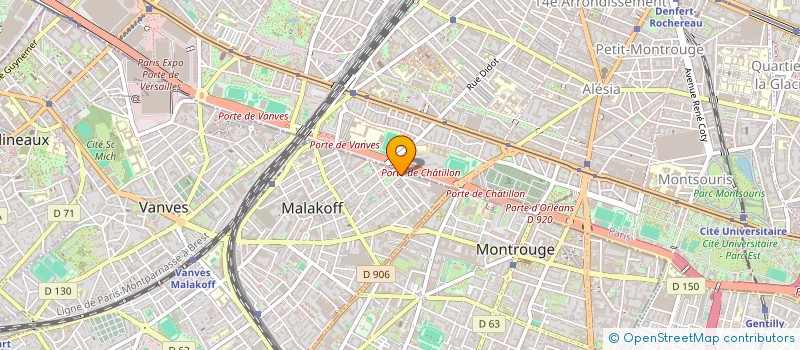 localisation de l'entreprise HIDEAL  MALAKOFF