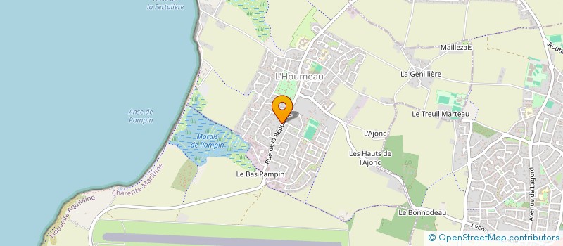 localisation de l'entreprise HIDEAS à L'HOUMEAU