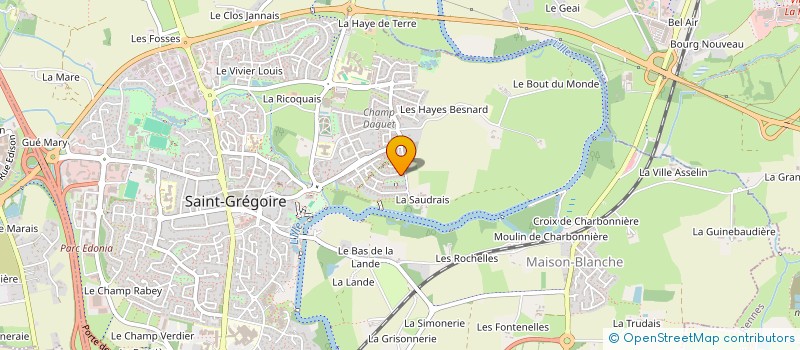 localisation de l'entreprise HIDEF  SAINT-GREGOIRE