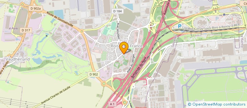 localisation de l'entreprise HIDEO SERVICES à ROISSY-EN-FRANCE