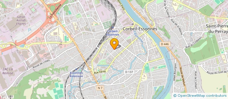 localisation de l'entreprise HIDJAZ TRANSPORT à CORBEIL-ESSONNES