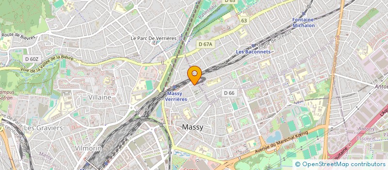 localisation de l'entreprise HIDOUCHE IMMO à MASSY