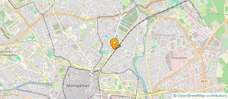 localisation de l'entreprise HIDRA à MONTPELLIER