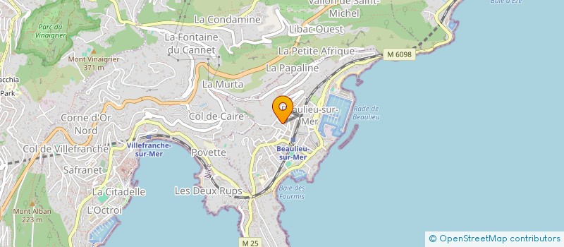 localisation de l'entreprise HIDROINGENIA FRANCE SAS  BEAULIEU-SUR-MER