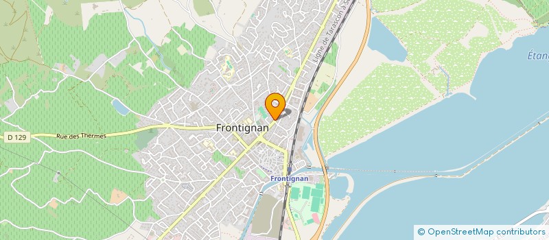 localisation de l'entreprise HIER CONCEPT à FRONTIGNAN