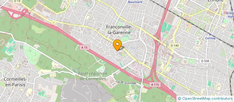 localisation de l'entreprise HIER - DEMAIN à FRANCONVILLE