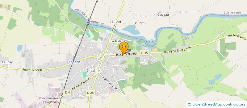 localisation de l'entreprise HIER EN PAYS DE BAZELLE à CHABRIS